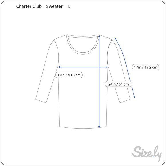 Charter Club Womens Black 2-Ply Cashmere Sweater V-Neck 3/4 Sleeve Size L Made I - Picture 2 of 5